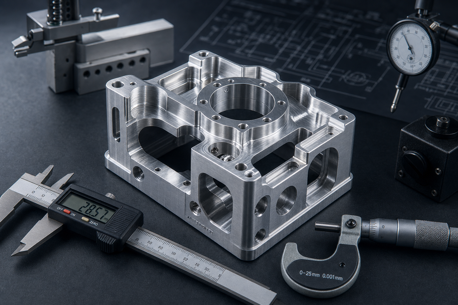 CNC Machined Metal Part — Upload Your STEP File