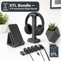 3D printed desk organizer set made by ELT Custom Creations