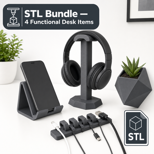 3D printed desk organizer set made by ELT Custom Creations