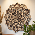 Layered Wood Wall Art — Mandala / Map / Scene