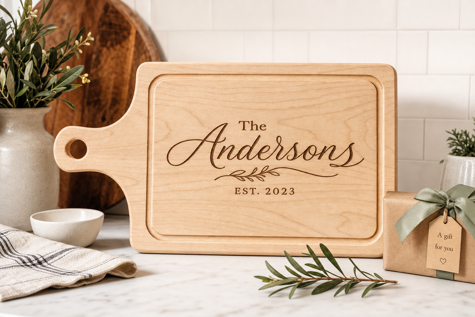 Personalized Engraved Cutting Board