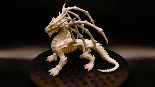 Bone Dragon Skeletal Desk Decor