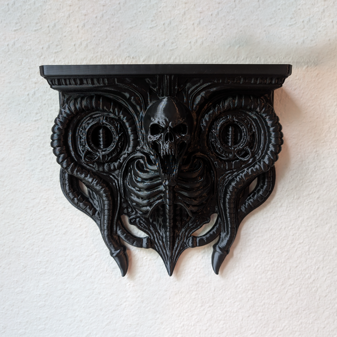 Giger Style Wall Shelf