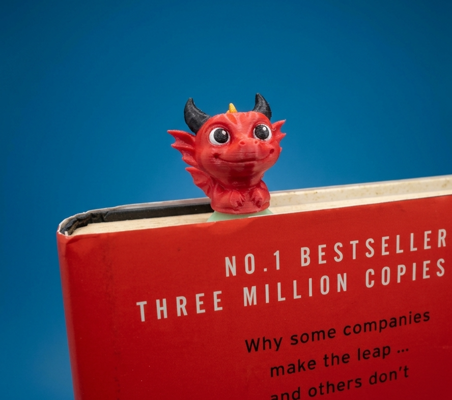 3d Dragon Bookmark