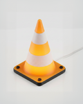 Retro Traffic Cone Desk Light (no Support Print)