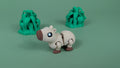 Capybara Articulated Keychain Figure