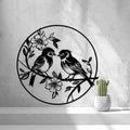 2d Birds With Flowers Wall Art