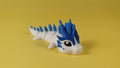 Ice Dragon Articulated Figure Keychain