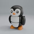 Penguin Articulated Figure Keychain