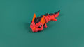 Magma Dragon Articulated Keychain Figure