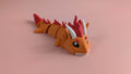 Fire Dragon Articulated Figure Keychain