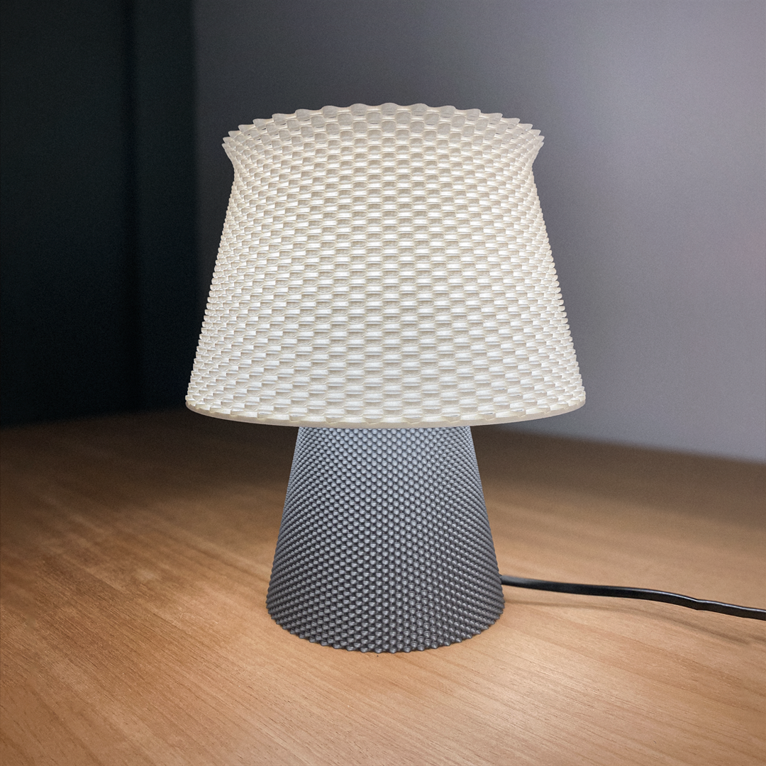 Bruno Table Lamp – Solid Ripplemesh