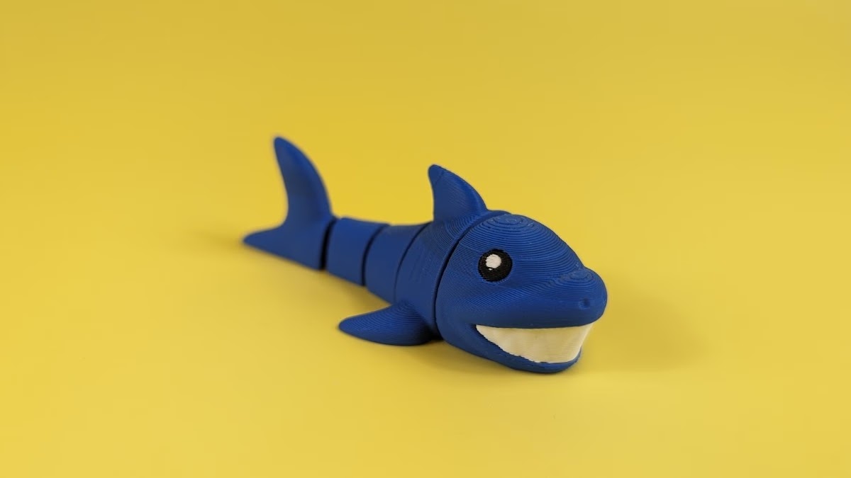Shark Articulated Figure Keychain