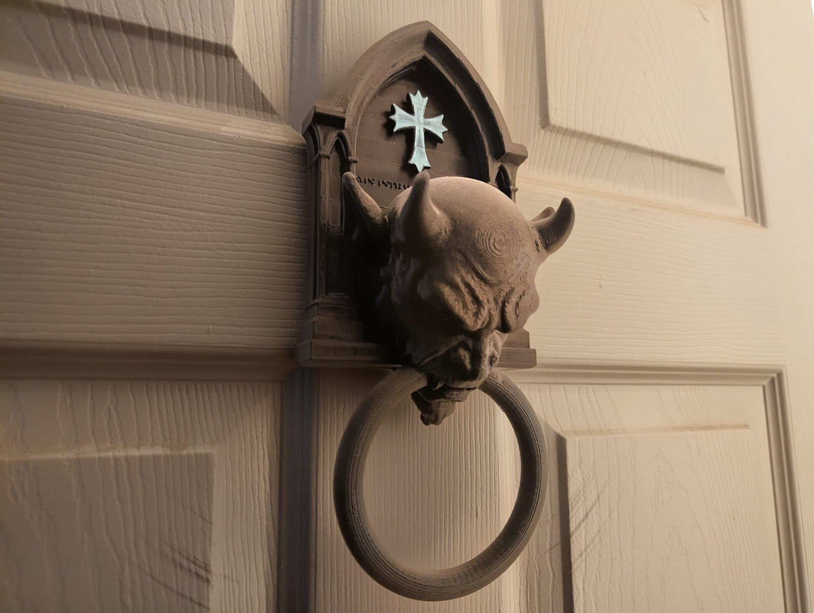 Door Knocker – Ring Prints Inside, No Assembly