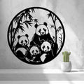 2d Pandas Wall Art