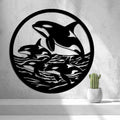 2d Orcas in Ocean
