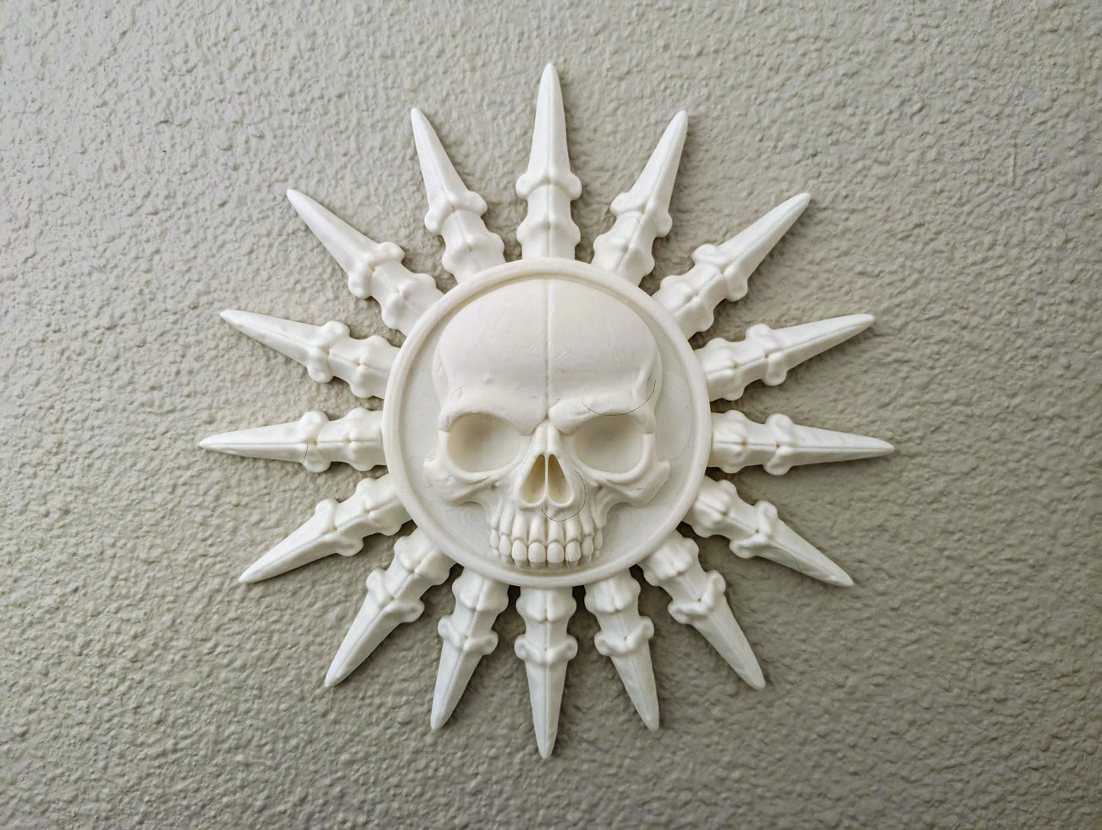 Skullburst Bone Star Wall Decor