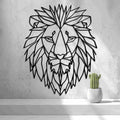 2d Lion Head Low Poly