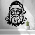 2d Santa Claus Face Wall Art/window Art