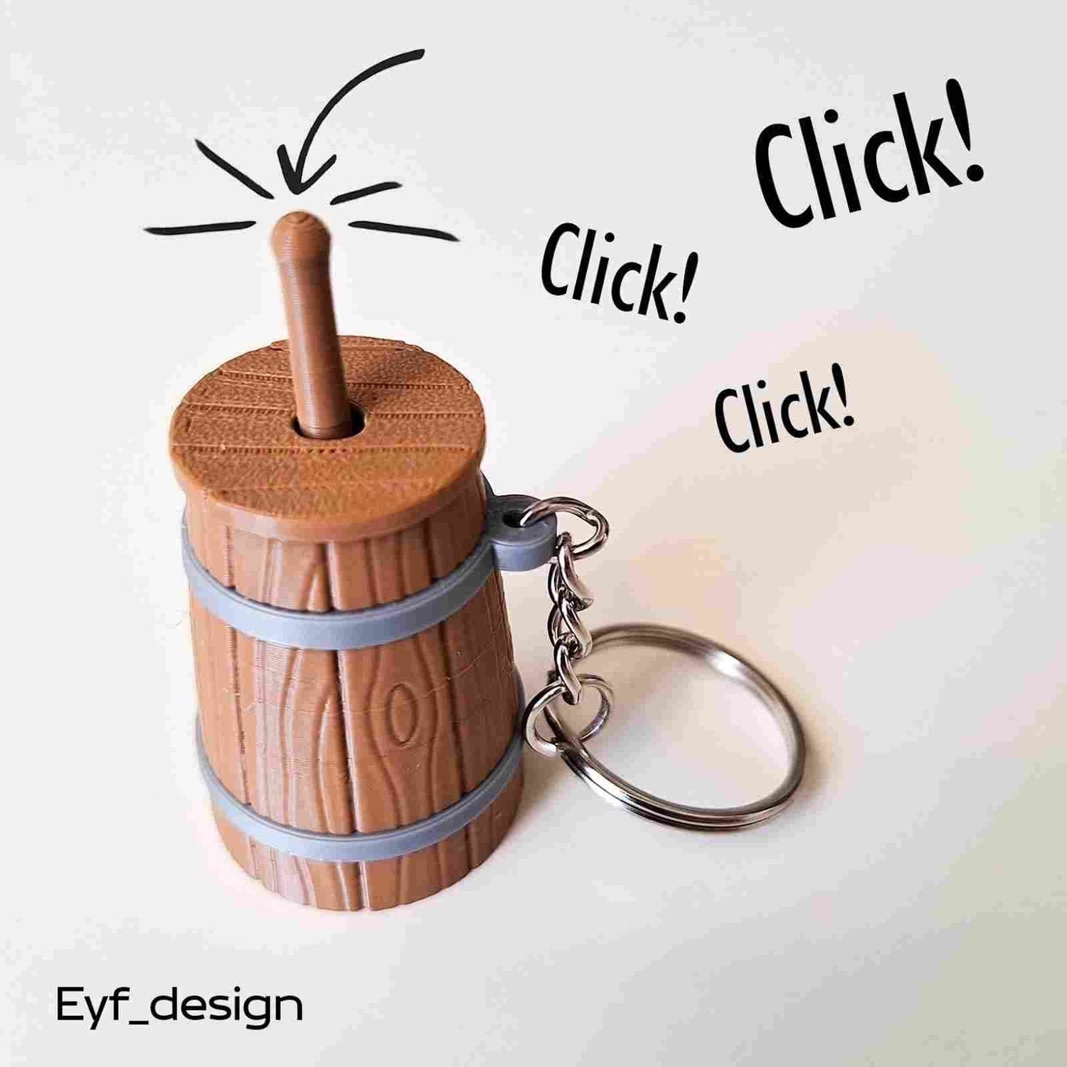 Butter Churner Clicker Fidget Toy
