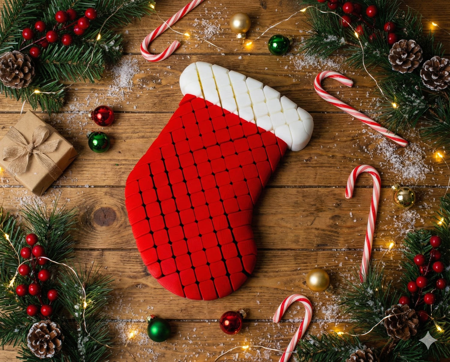 Floppy Stocking Articulating Christmas Stocking