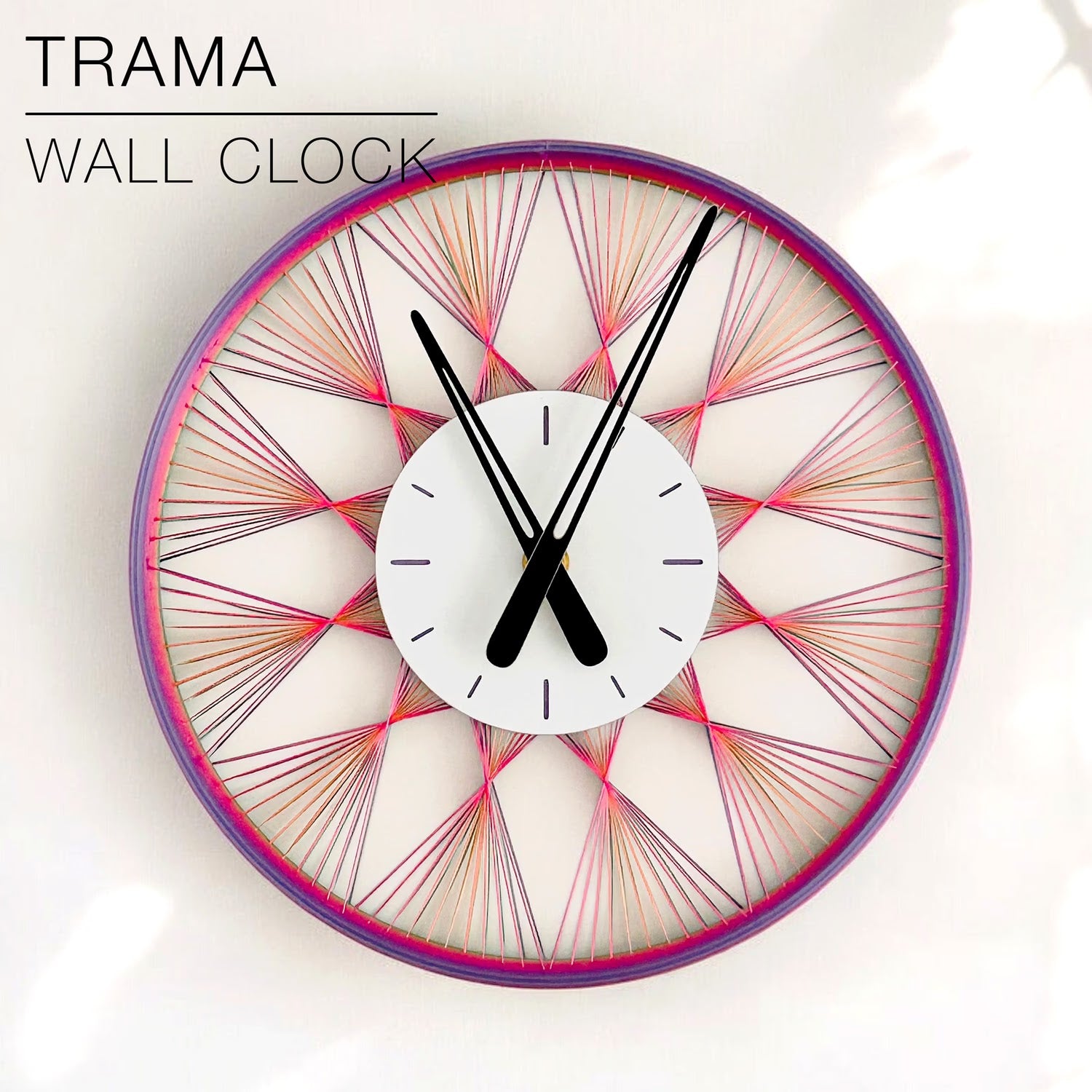 Trama | String Art Wall Clock