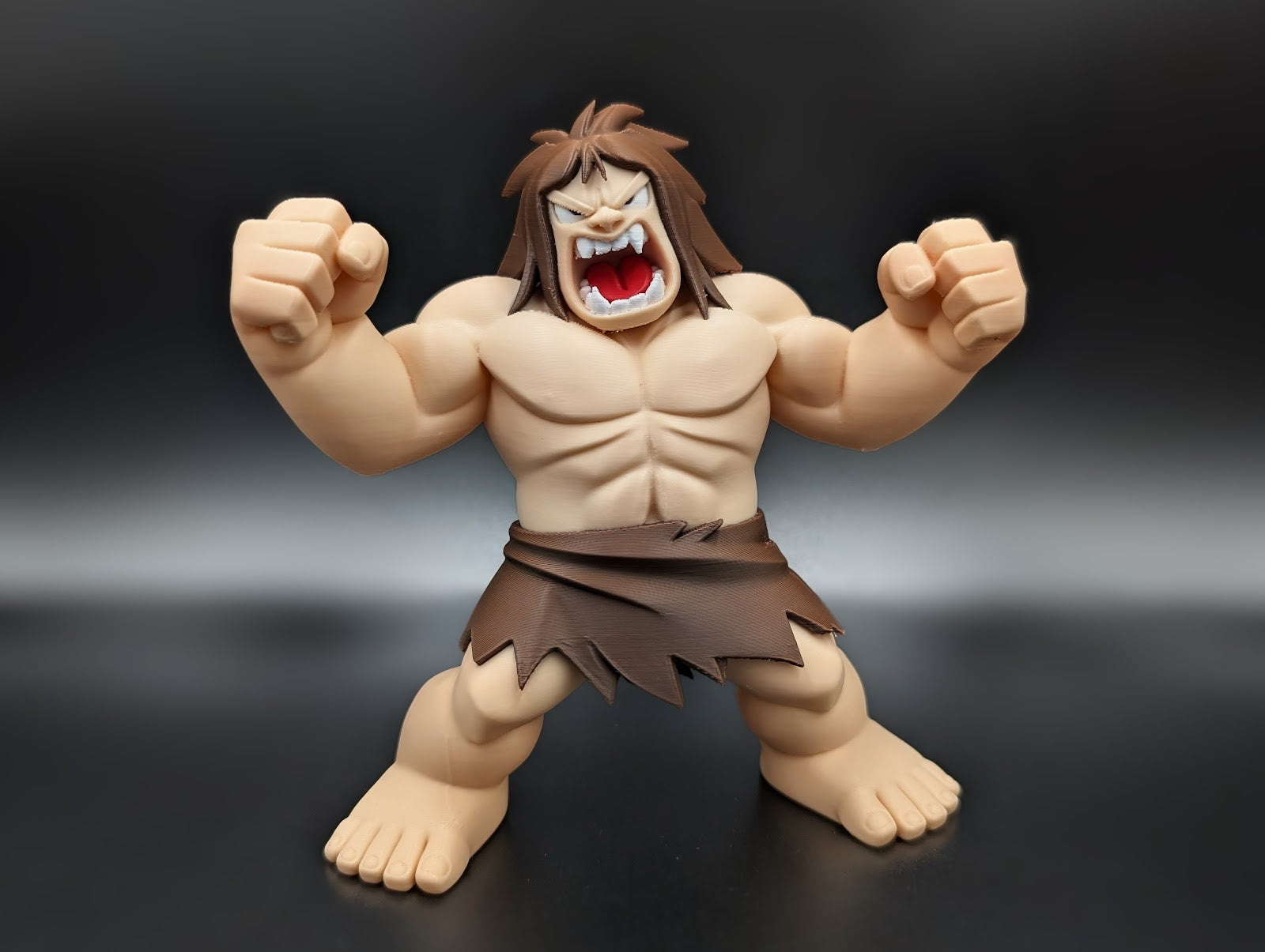 Krag the Caveman Multicolor Print