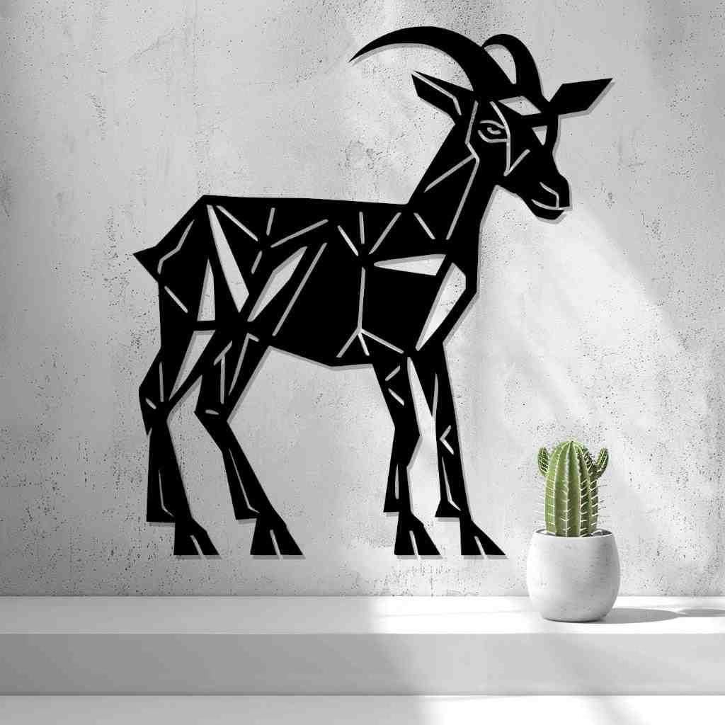 2d Low Poly Goat