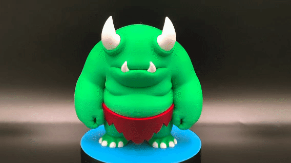 Eyeless Ogre Fantasy Monster Sculpture