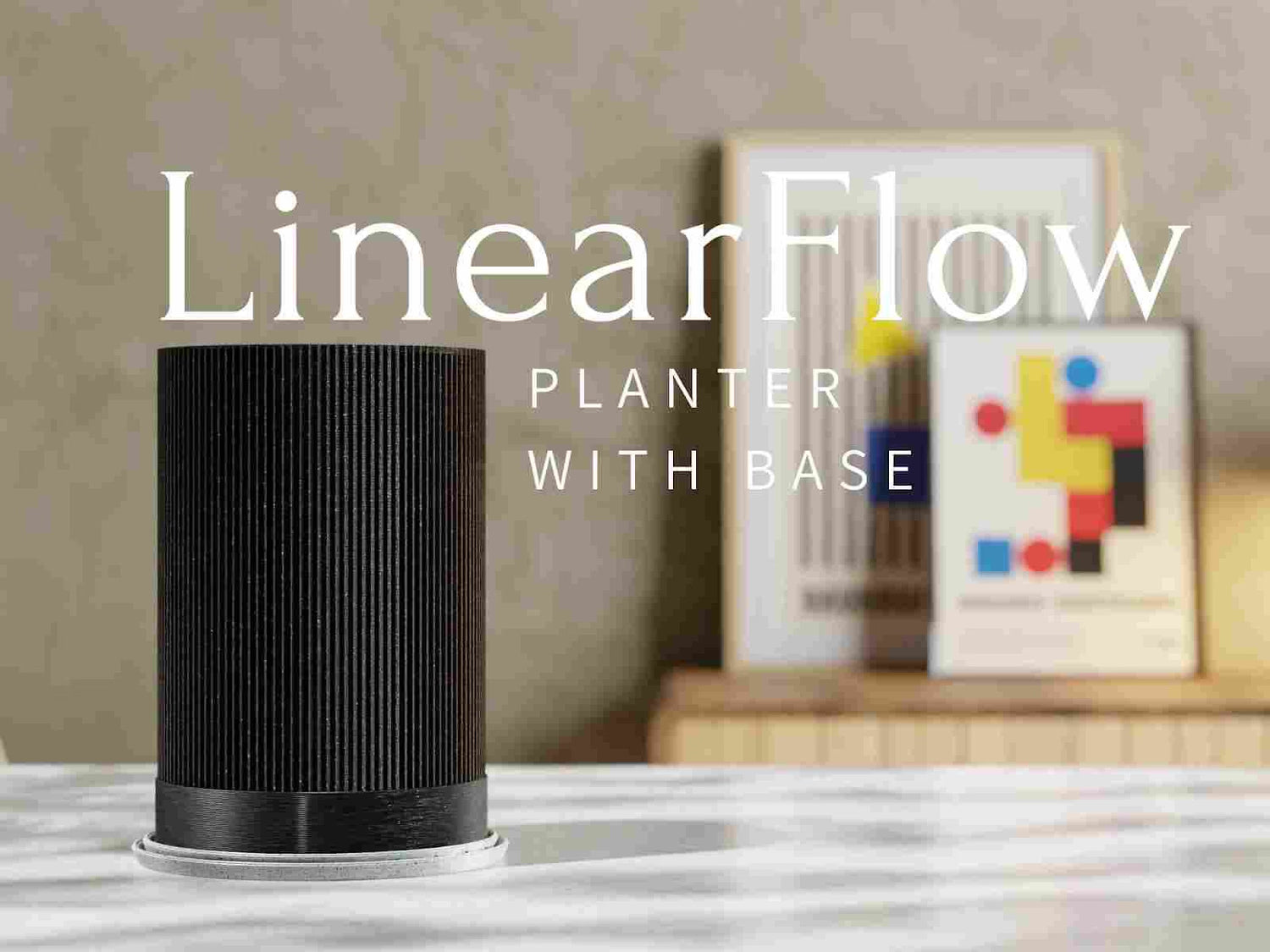 Linearflow Planter With Base