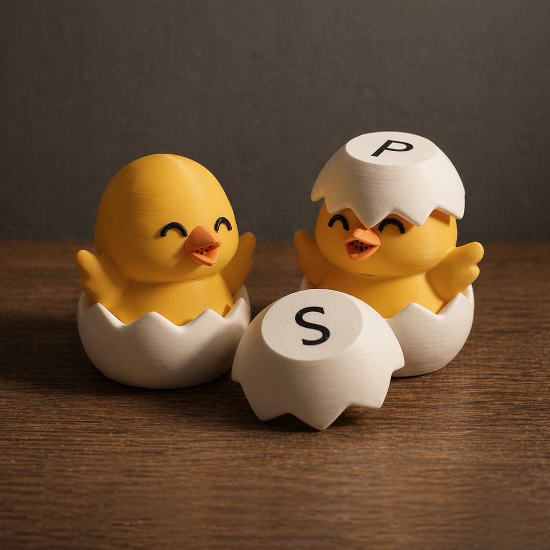 Crack a Smile Easter Chick Shakers