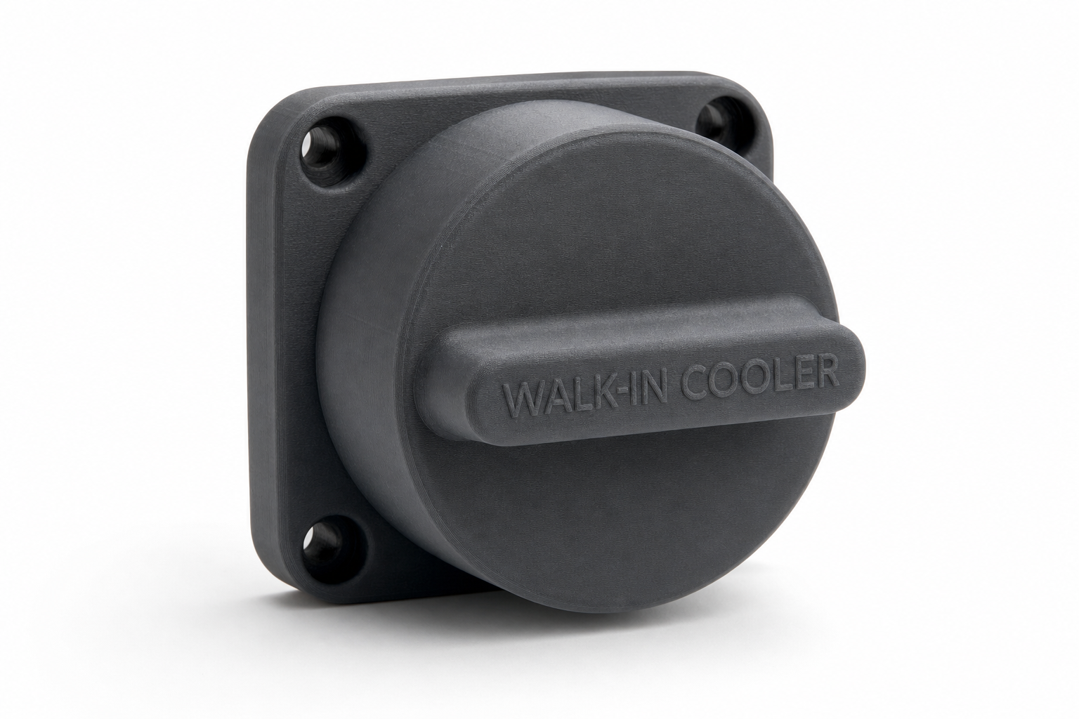 Walk-In Cooler Door Knob — Custom PETG 3D Printed